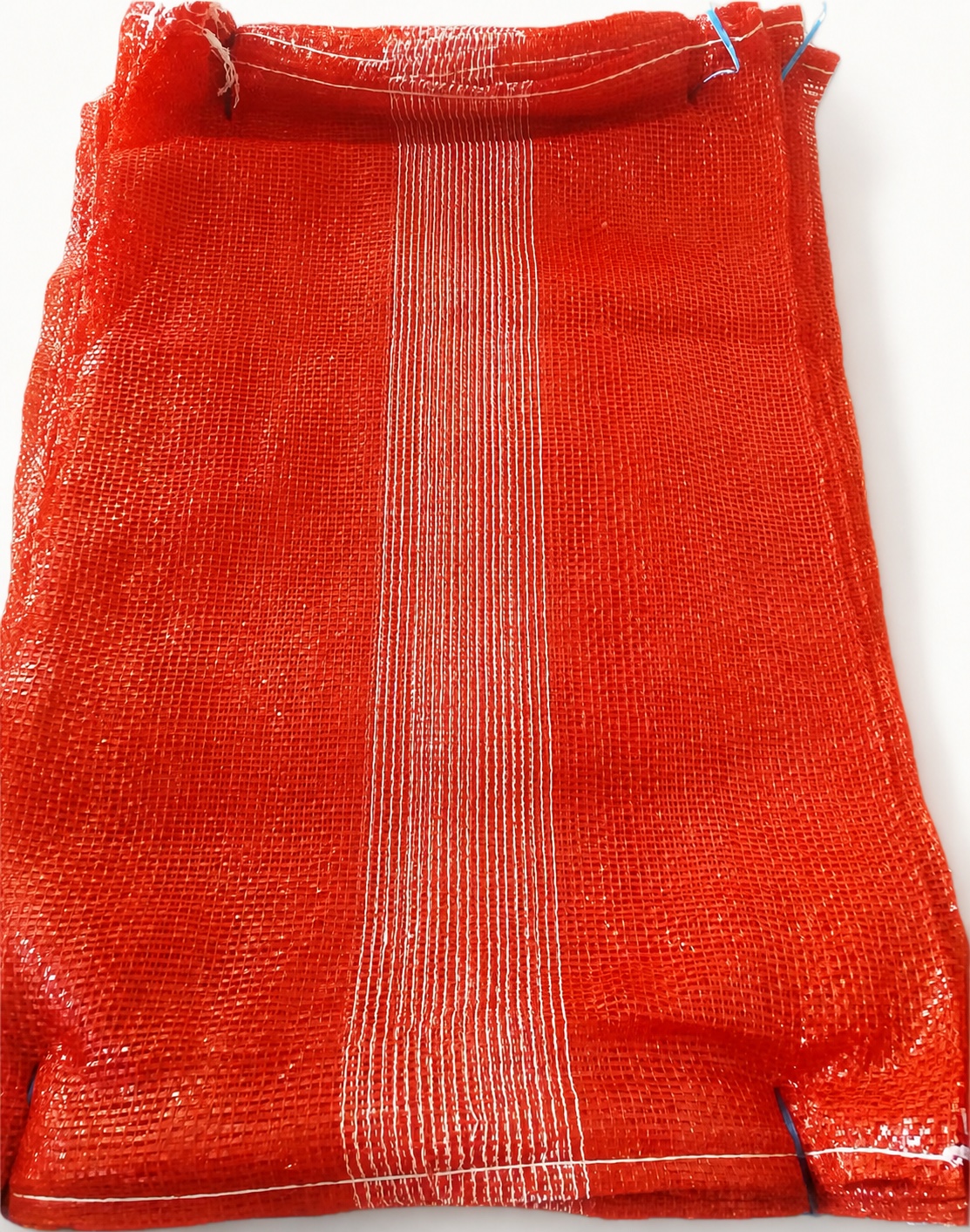 Red centre-stripe mesh bags