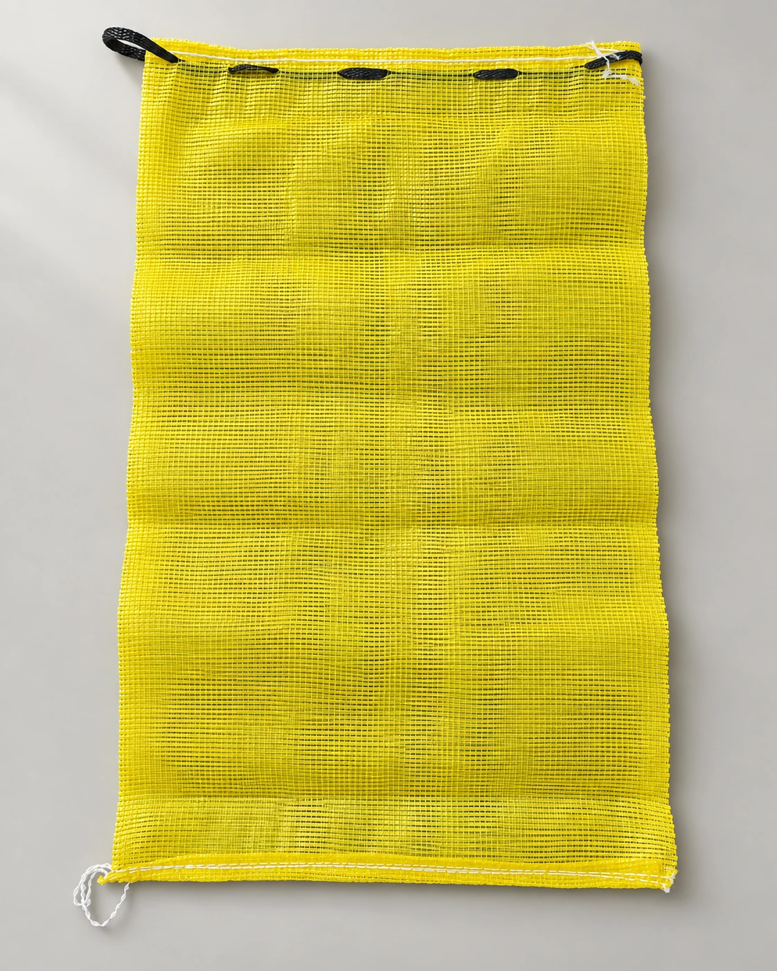 Yellow mesh · black drawstring