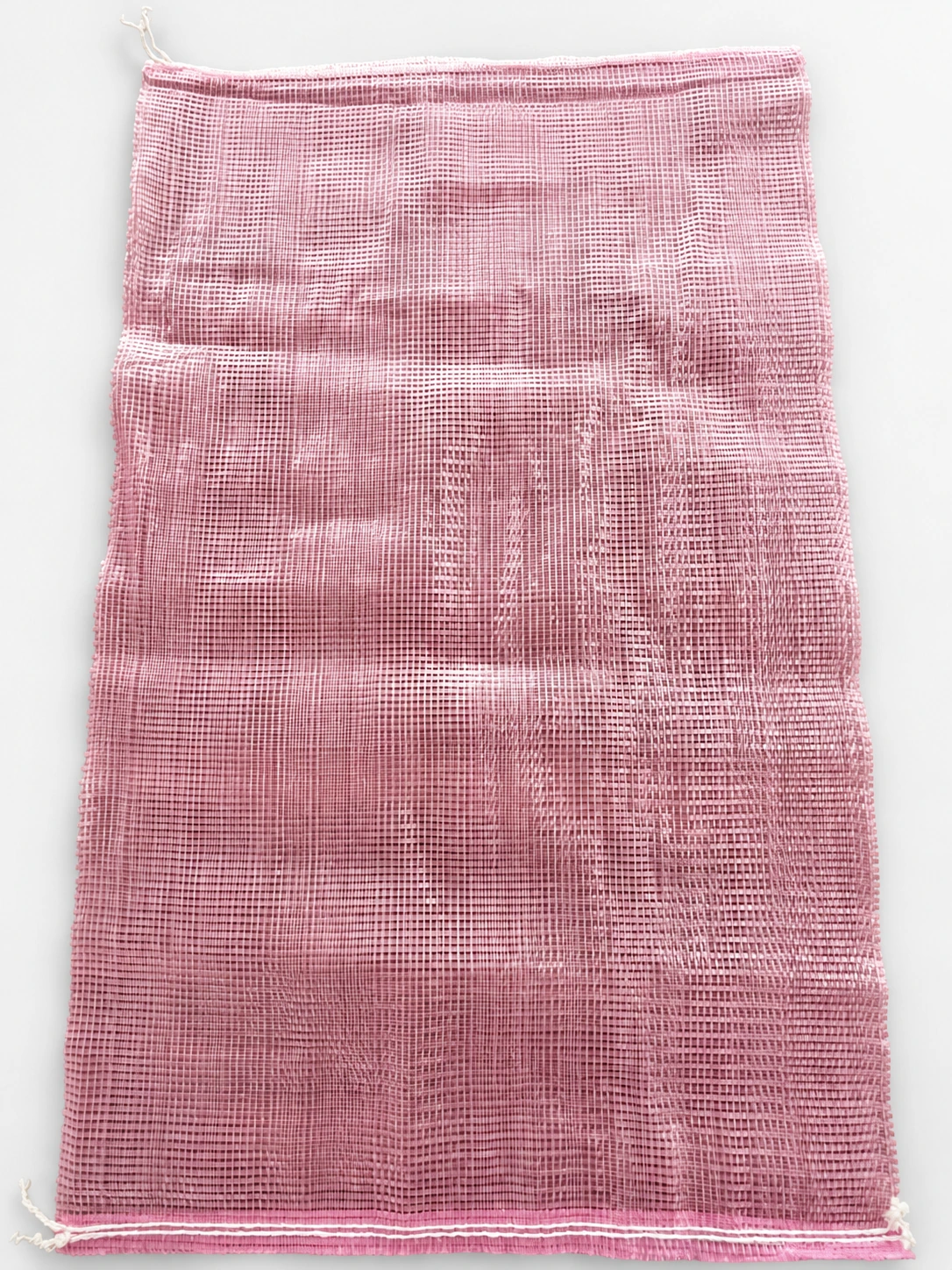 Pale pink mesh bag