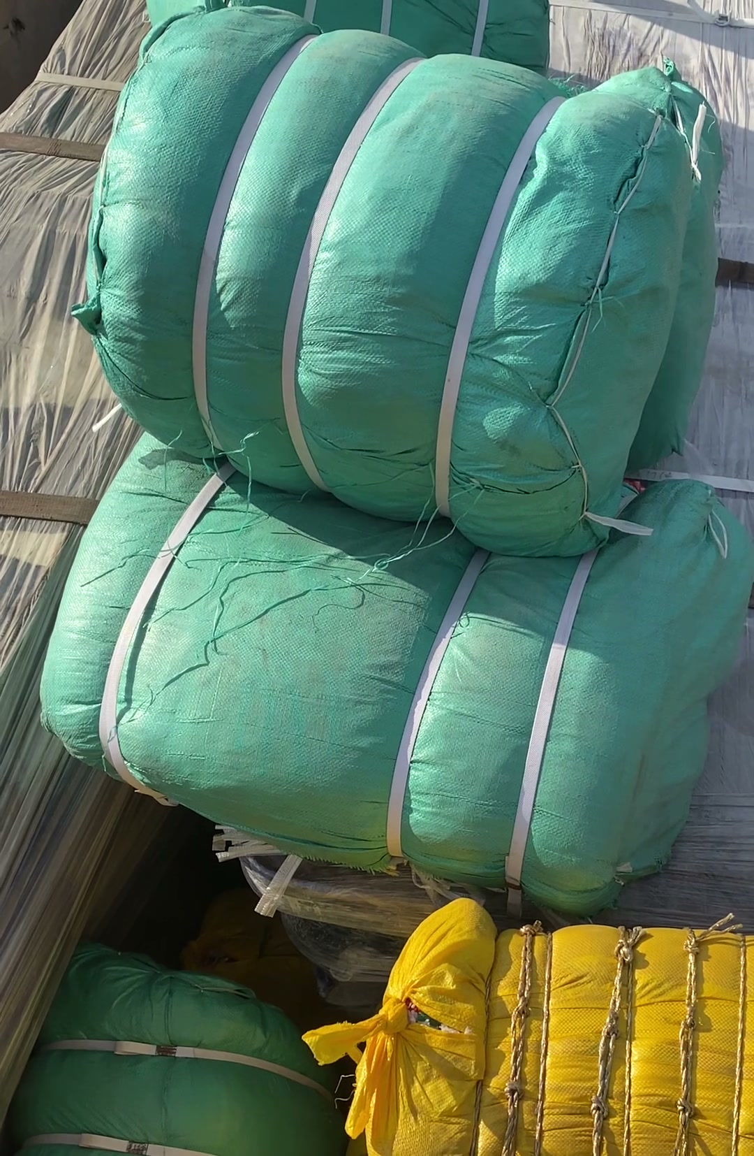 Packed-bale warehouse walkthrough